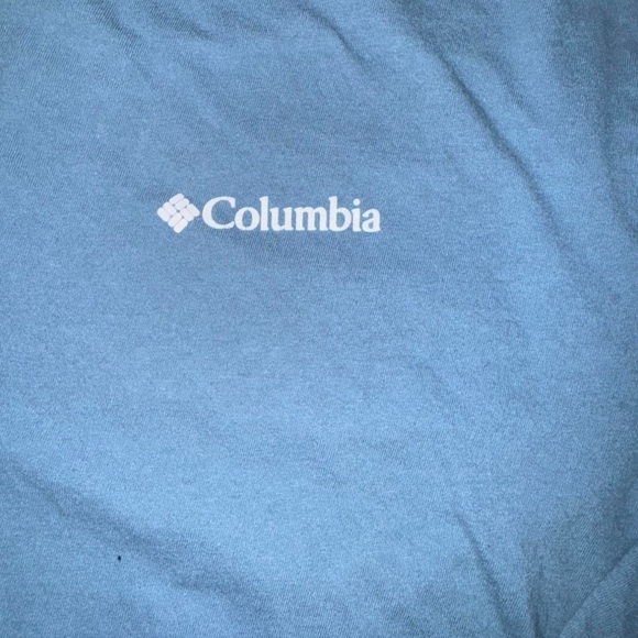 Columbia Blue Long Sleeve Tee - Picture 1 of 4
